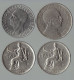 ITALIE - LOT 4 PIECES - DEESSE ASSISE 1L 1922 1924 - AIGLE SLENDIDE 1L 1939 R XVIII - HACHE 2L 1925 - Andere & Zonder Classificatie