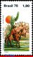 Ref. BR-1588 BRAZIL 1978 - BOOKS DAY,GUIMARAES ROSA,CACTUS, HORSES, CATTLE,MI# 1682,MNH, ANIMALS, FAUNA 1V Sc# 1588 - Anes