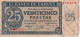 BILLETE DE BURGOS DE 25 PESETAS DEL AÑO 1936 DE LA SERIE S (BANKNOTE) - 25 Peseten