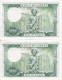 PAREJA IMPAR DE 1000 PTAS DEL AÑO 1965 SAN ISIDORO SERIE X SIN CIRCULAR (SC) (BANKNOTE) - 1000 Peseten