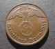 Germany 1938 D 3rd Reich SS Nazi Eagle Swastika 2 Pfennig Coin - 2 Reichspfennig