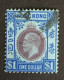 1912 -14 - Hong Kong - King George V - 1 Dollar  - Used - Usati