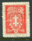 LITHUANIA 1933 Definitive 15 C.  LHM / *. Michel 382 - Lituania