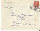 Entier Postal 10c Semeuse Avec Repiquage Cour D'Appel D'Aix - Overprinted Covers (before 1995)