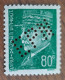 France - ** Perforé EXPO De NANCY - "EPN" 136 - Ind F - 1941 - "Pétain" 80c Vert - N°513 ** - - Unused Stamps