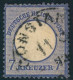 1872, 7 Kreuzer Kleiner Brustschild, Gestempelt KONSTANZ - Used Stamps