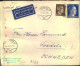3. Reich 4 Interessante Luftpostbriefe - Lettres & Documents