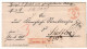 1873, Paketbegleitung Mit Rotem Francostempel "BERLIN F." Nach Stettin - Cartas & Documentos