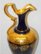 *SUPERBE VASE AIGUIERE PORCELAINE LIMOGES BLEU De FOUR Signé A Prévot DORURE   E - Limoges (FRA)