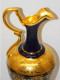 *SUPERBE VASE AIGUIERE PORCELAINE LIMOGES BLEU De FOUR Signé A Prévot DORURE   E - Limoges (FRA)