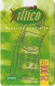 Madagascar - Illico - Antaris Green Phone, Thin CN, GSM Refill 25.000Fmg, Used - Madagascar