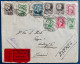 España 1932 Carta EXPRESS Correo Aero De San Sebastian Por STOCKHOLM Con PARIS / AVION + MALMO LUFTPOST - Lettres & Documents