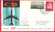 NORGE - FIRST DOUGLAS DC-8 FLIGHT - SAS - FROM OSLO TO LOS ANGELES *3.6.60* ON OFFICIAL COVER - Storia Postale