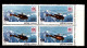 INDIA-1979- AIRMAIL-HELICOPTERS-50p- ERROR-COLOR VARIETY - BLOCK OF 4- H2-25 - Variétés Et Curiosités