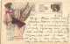 Illustrateur - Jeune Femme Qui Joue De La Lyre - Colorisé - Dorure - FRL. Idy Schmitz - Munchen - Carte Postale Ancienne - Ohne Zuordnung