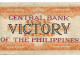 PHILIPPINES 1 Piso VICTORY N°66 MABINI  #117b     CENTRAL BANK  Moyen  TB - Philippines