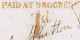 Ireland Louth Uniform Penny Post 1845 Letter To Dublin With PAID AT DROGHEDA/1d Red DROGHEDA AU 7 1845 - Préphilatélie