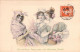 ILLUSTRATEUR SIGNEE VIENNE - Bonne Année - 3 Femmes Discutent - 255 - Carte Postale Animée - Vienne