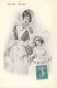 ILLUSTRATEUR SIGNEE VIENNE - Bonne Année - Femme Et Enfant - 49928 - Carte Postale Animée - Vienne