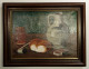 Nature Morte : Cruche, Pain, Pipe, Allumettes, Verre D'alcool/ Still Life: Jug, Bread, Pipe, Matches, Glass Of Liquor - Huiles