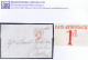 Ireland Louth Uniform Penny Post 1843 Clean Cover To Dublin Prepaid Single With PAID AT DUNDALK/1d In Red - Prefilatelia