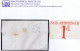 Ireland Louth Uniform Penny Post 1843 Clean Cover To Dublin Prepaid Single With PAID AT DUNDALK/1d In Red - Prephilately