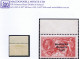Ireland 1935 Saorstát 3-line Overprint On Re-engraved 5s, Top Marginal Mint Hinged - Ungebraucht