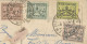 VATICAN - SPECTACULAR  4 L 20 C FRANKING (9 STAMPS) ON REGISTERED PC (VIEW OF ROMA) TO FRANCE - 1932 - Briefe U. Dokumente