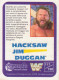 117/150 HACKSAW JIM DUGGAN - WRESTLING WF 1991 MERLIN TRADING CARD - Trading-Karten
