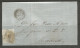 SPAIN. 1874. FOLDED ENVELOPE. PALAMOS GERONA TO MADRID. - Lettres & Documents