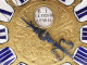 Delcampe - -ANCIEN MOUVEMENT PENDULE LANTERNE XVIII Cadran Cartouches émaillées E - Clocks