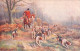 CHASSE à Courre - Illustration Non Signée - Carte Postale Ancienne - Jacht