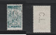 MAROC - 188 De 1939-42 - PERFORÉ.  C . L   -  FÈS . 2F. Vert-bleu - 3 Scan - Other & Unclassified