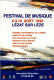 09 LEZAT SUR LEZE FESTIVAL DE MUSIQUE 8.9.10 AOUT 1996 DIRECTION ARTISTIQUE VINCENT MONTEIL (CARTE PUBLICITAIRE) - Lezat Sur Leze