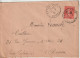 Lettre En Franchise FM 6 Oblitération 1931 Fay Aux Loges (45) - Militaire Zegels