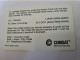 USA  / COMSAT / CHIP CARD  50 UNITS 10 MINUTES COMSAT : COM  A 50u COMSAT SI-6 (ctrl 2020) USED   **13108** - [2] Chip Cards