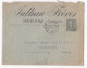 Enveloppe 1920 Adolphe Kincher Fils Ainé Saint Thibery Hérault , Pour Maraussan - Briefe U. Dokumente