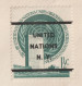 Nations-Unies ONU New-York Y&T 2a. Préoblitéré Sur Lettre Utilisé De 1952 à 1958. La Rareté Des Nations-Unies - Lettres & Documents