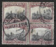 SOUTH AFRICA...KING GEORGE V..(1910-36..)......" 1927...".....SG34.......2d X TWO VERTICAL PAIR JOINED......CDS....USED. - Blocks & Kleinbögen
