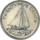 Monnaie, Bahamas, 25 Cents, 2000 - Bahama's