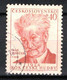 Tchécoslovaquie 1954 Mi 865 (Yv 769), Obliteré, Varieté, Position 36/2 - Variétés Et Curiosités