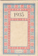 Catholic Orthodox Jewish Islamic Calendar Kingdom Of Yugoslavia 1935 - Petit Format : 1921-40