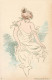 Henri BOUTET * Série Déshabillés 4 CPA Illustrateur Art Nouveau Jugendstil Boutet * Femme Nue Seins Nus Curiosa - Boutet