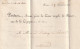 Delcampe - 1826 - Marque Postale 74 ROUEN Sur Lettre Pliée De 2 Pages Vers PARIS - Taxe 4 - Dateur En Arrivée - 1801-1848: Precursori XIX