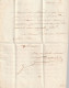 Delcampe - 1826 - Marque Postale 74 ROUEN Sur Lettre Pliée De 2 Pages Vers PARIS - Taxe 4 - Dateur En Arrivée - 1801-1848: Vorläufer XIX