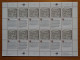 United Nations - Vereinte Nationen - Bloc / Feuillet 12 Timbres - Human Rights - Droits De L'Homme - Article 10 - 1990 - Lots & Serien