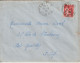 Lettre En Franchise FM 7 Oblitération 1935 Amiens - Militaire Zegels