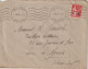 Lettre En Franchise FM 7 Oblitération 1936 Ivry Avec Illustration Au Verso - Timbres De Franchise Militaire