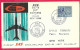 NORGE - FIRST DOUGLAS DC-8 FLIGHT - SAS - FROM OSLO TO NEW YORK *1.5.60* ON OFFICIAL COVER - Lettres & Documents