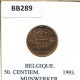 50 CENTIMES 1993 FRENCH Text BÉLGICA BELGIUM Moneda #BB289.E - 50 Centimes